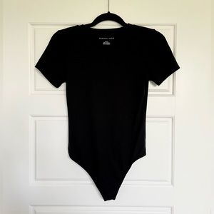 American Eagle Black Bodysuit in Medium
